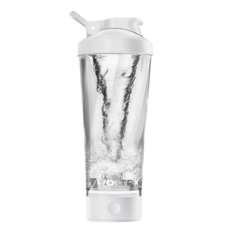VOLTRX Premium Electric Protein Shaker Bottle, Made with Tritan - BPA Free - 24 oz Vortex Portable Mixer Cup/USB Rechargeable Shaker Cups for Protein Shakes - Image 1